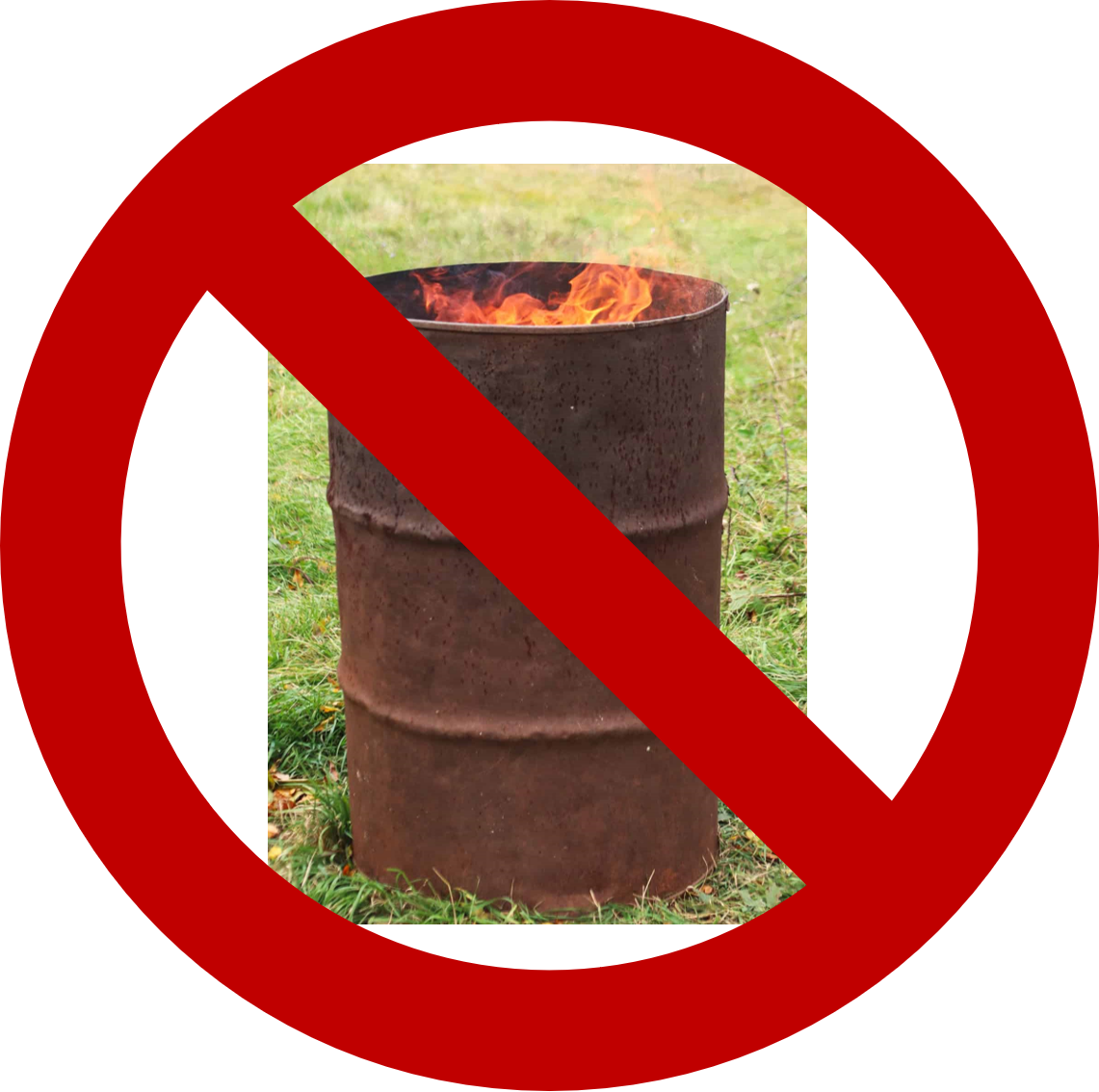 Burn Barrels are Not Permitted in the Muni